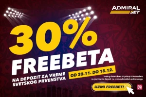 Kreće četvrtfinale  SP – Uzmite 30%  freebeta u AdmiralBetu!